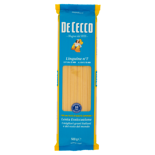 DE CECCO PASTA DI SEMOLA LINGUINE N°7 500g (24 in a box)