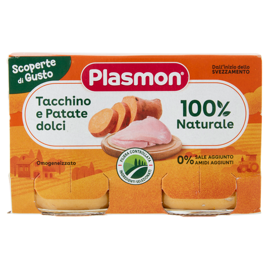PLASMON TACCHINO PATATA 120gX2 240g (12 in a box)
