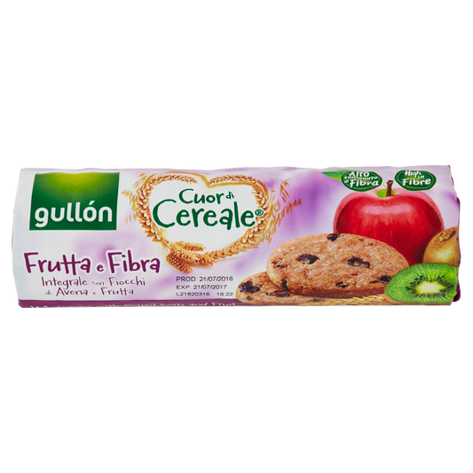 GULLON CUOR DI CEREALE FRUTTA E FIBRA 300g (16 in a box)