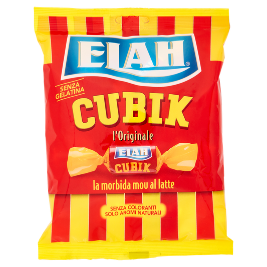 ELAH CARAMELLE CUBIK 150g (15 in a box) available from our italian retail store