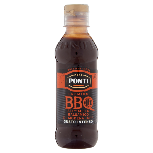 PONTI BBQ ALL'ACETO BALSAMICO IGP 250ml (6 in a box)
