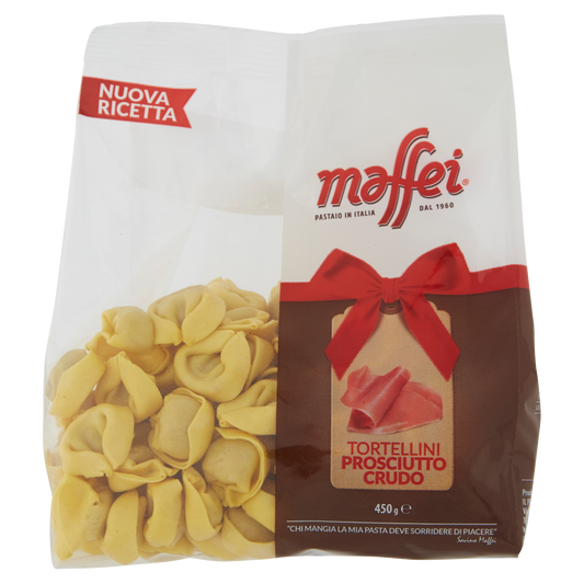 MAFFEI TORTELLINI PROSCIUTTO CRUDO 450g (12 in a box)