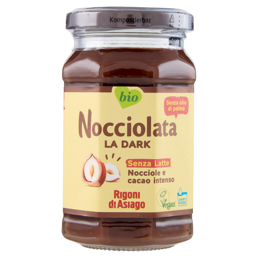 RIGONI NOCCIOLATA ORGANIC milk-free 250g (6 in a box)available from our italian retail store