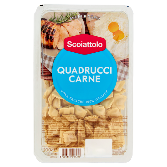 SCOIATTOLO QUADRUCCI CARNE 200g (9 in a box)