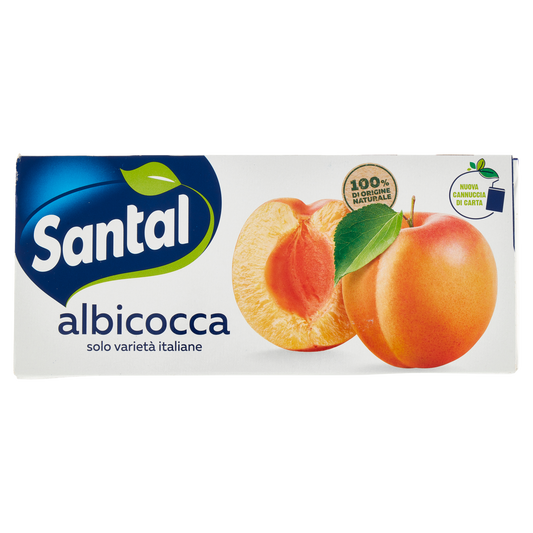 SANTAL SUCCO ALBICOCCA 200ml X3 600ml (8 in a box)