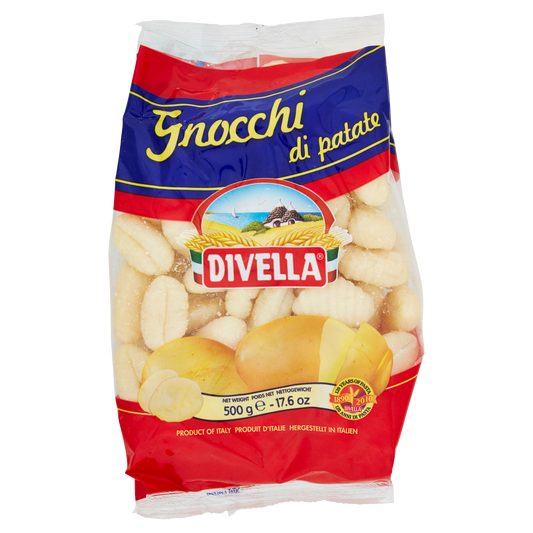 DIVELLA PASTA FRESCA GNOCCHI DI PATATE 500g (12 in a box)available from our italian retail store