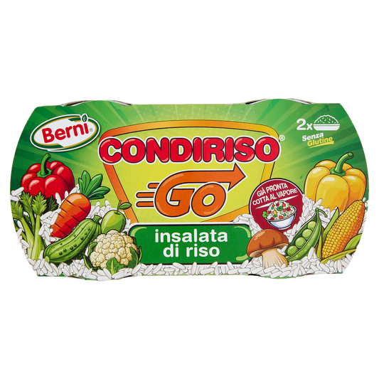 BERNI GO INSALATA RISO GR200X2 400g (6 in a box)