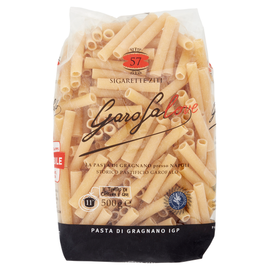 GAROFALO PASTA DI SEMOLA SIGARETTE ZITI 500g 916 in a box)available from our italian retail store