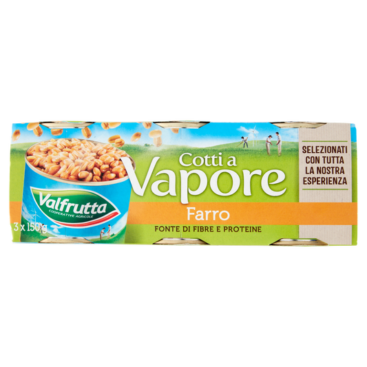 VALFRUTTA FARRO 150g X3 450g (8 in a box)