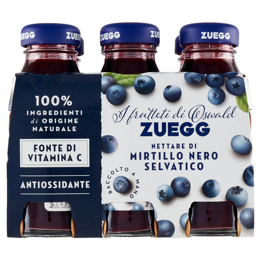 ZUEGG BEVANDA MIRTILLO 125ml x6 750ml (4 in a box)