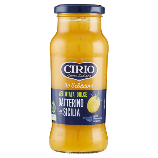 CIRIO VELLUTATA DATTERINO DI SICILIA GIALLO  350G (12in a box)available from our italian retail store