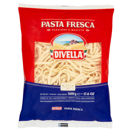 DIVELLA PASTA FRESCA SCIALATIELLI 500g 10 in a box)available from our italian retail store