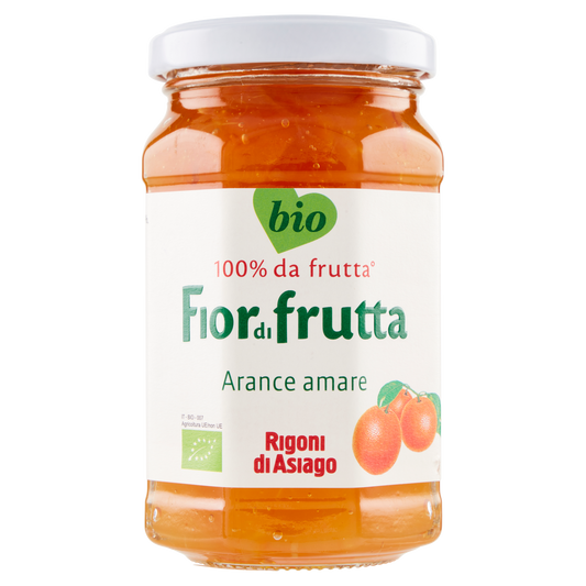 RIGONI CONFETTURA FIOR DI FRUTTA ARANCE AMARE 250g (6 in a box)available from our italian retail store