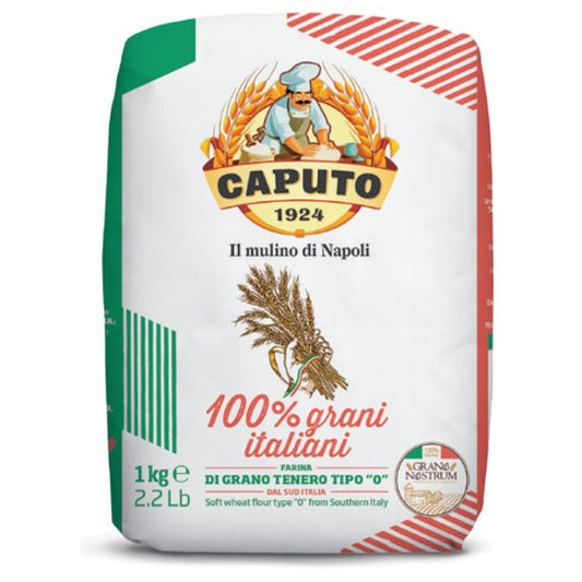 CAPUTO FARINA 0 ITALIANA 1kg (10 in a box)available from our italian retail store