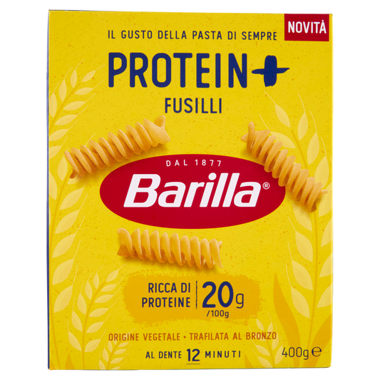 BARILLA FUSILLI PROTEIN+ 400g (14 in a box)