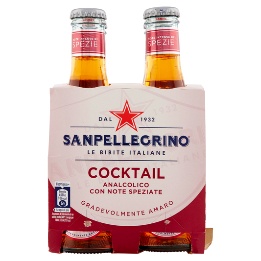 SANPELLEGRINO COCKTAIL ANALCOLICO 200ml X4 800ml (6 in a box)