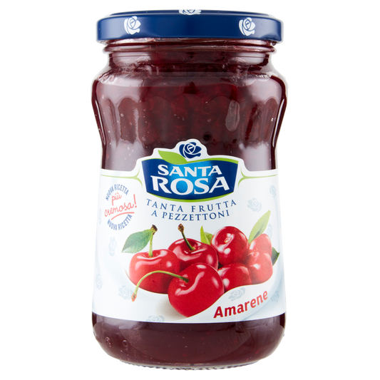 SANTA ROSA CONFETTURA AMARENE 350g (12 in a box)available from our italian retail store