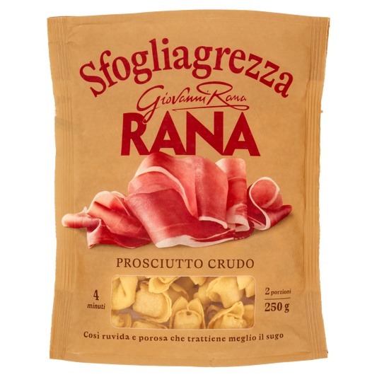 RANA RUSTICI CAPPELLETTI CON PROSCIUTTO CRUDO 250g (4 in a box)
