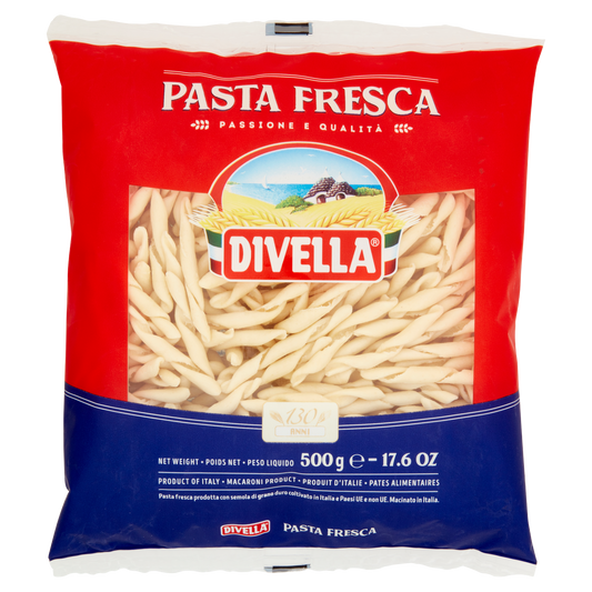 DIVELLA PASTA FRESCA FUSILLI AVELLINESI 500g (10 in a box)available from our italian retail store