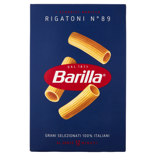BARILLA PASTA DI SEMOLA RIGATONI N.89 500g (20 in a box)