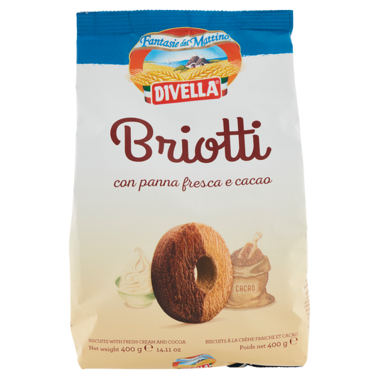 DIVELLA BISCOTTI BRIOTTI 400g (18 in a box)