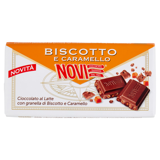 NOVI BISCOTTO/CARAMELLO 100g (24 in a box)available from our italian retail store