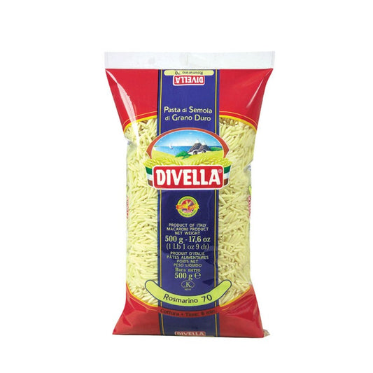 DIVELLA PASTINA ROSMARINO N.70 500g (24 in a box)available from our italian retail store