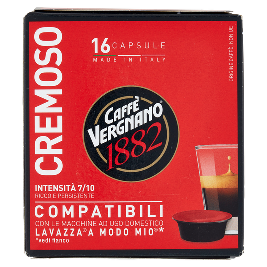 CAFFE VERGNANO CAPSULE X 16 CREMOSO 25pcs (8 in a box)