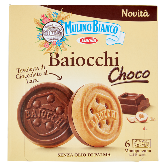 MULINO BIANCO BAIOCCHI CHOCO 144g (12 in a box)