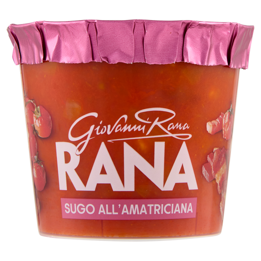 RANA SUGO ALL'AMATRICIANA 225g (6 in a box)available from our italian retail store