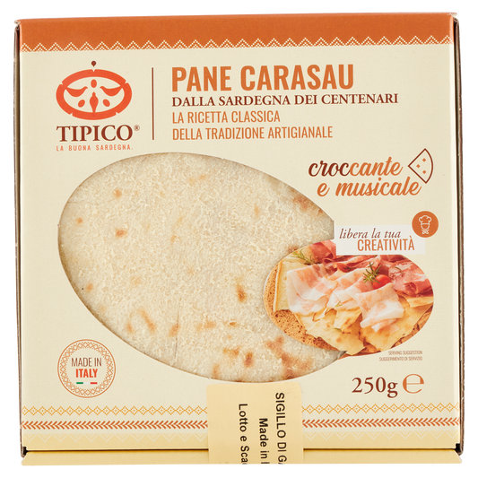 TIPICO PANE CARASAU 250g (20 in a box)