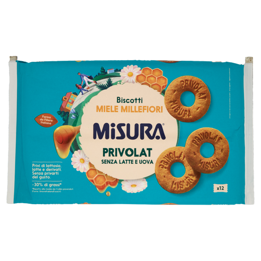 MISURA MISURA PRIVOLAT BISCOTTI AL MIELE 400g (12 in a box)