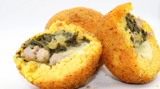 ARANCINI SALSICCIA E FRIARIELLI PREFRIED 200G 16PZxBOX - CERERE