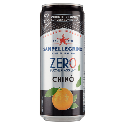 SANPELLEGRINO CHINÒ ZERO 330ml (24 in a box)