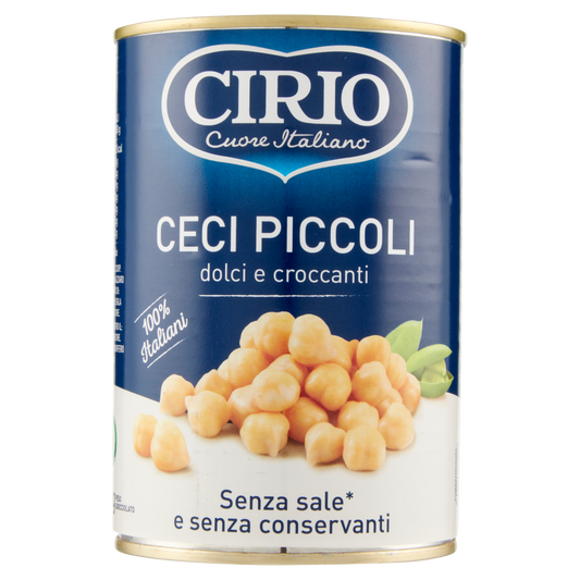 CIRIO CECI PICCOLI SENZA SALE 400g (12 in a box)