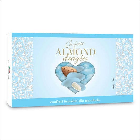 MAXTRIS CONFETTI ALMOND CELESTE 500g (6 in a box) available from our italian retail store