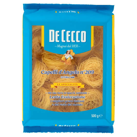 DE CECCO CAPELLI D'ANGELO 209 500g (8 in a box)