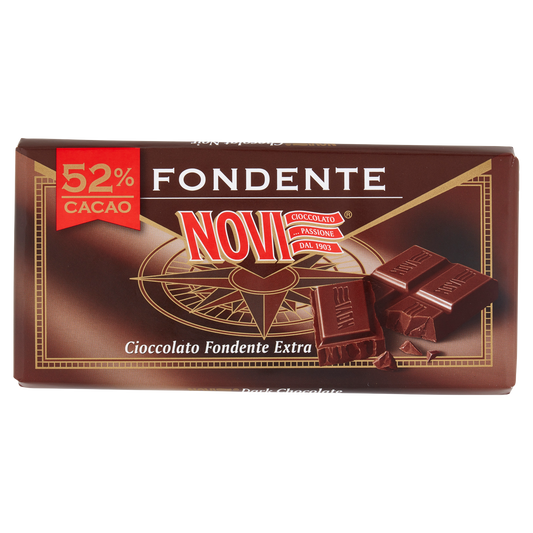 NOVI CIOCCOLATO FONDENTE 100g (24 in a box)available from our italian retail store