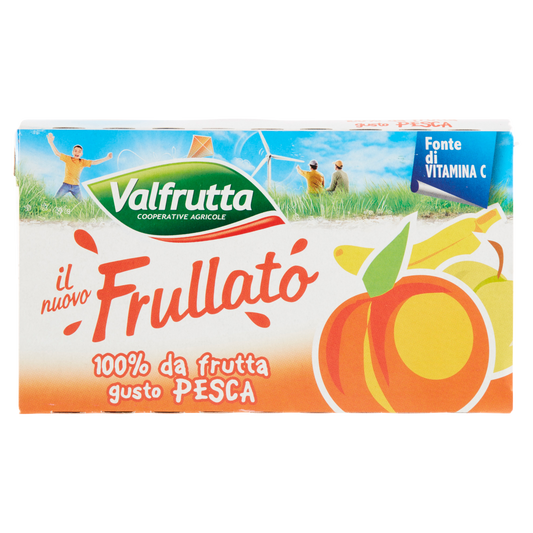 VALFRUTTA FRULLATO PESCA 125ml X3 375ml (8 in a box)