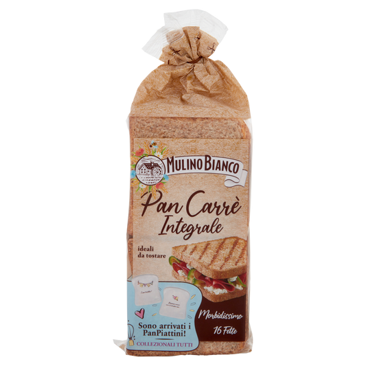 MULINO BIANCO PAN CARRE' INTEGRALE 315g (18 in a box)