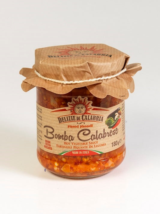 DELIZIE CALABRIA BOMBA CALABRESE 180g (12 in a box)available from our italian retail store