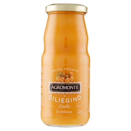 AGROMONTE SALSA PRONTA CILIEGINO GIALLO 360g  (12 in a box)
