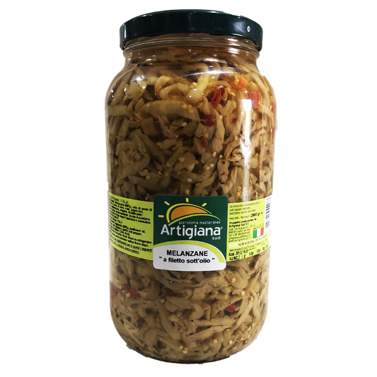 ARTIGIANA SUD MELANZANE A FILETTI 3.1 KG (2 in a box)