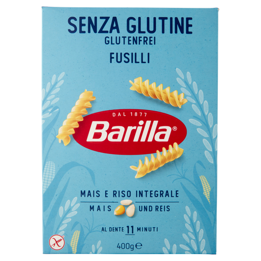BARILLA PASTA SENZA GLUTINE FUSILLI 400g (14 in a box)