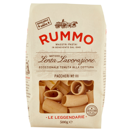 RUMMO PACCHERI LISCI N.111 500g (12 in a box) available from our italian retail store