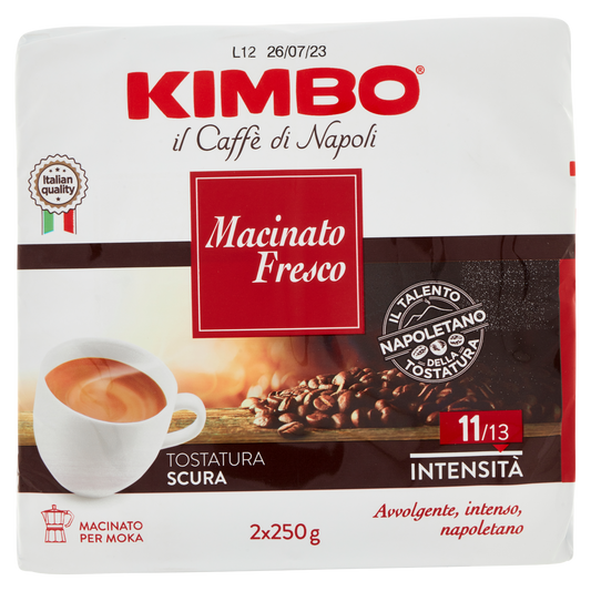 KIMBO MACINATO FRESCO 250gX2 (10 in a box)