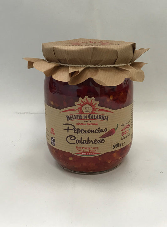 DELIZIE CALABRIA PEPERONCINO CALABRIA TRITATO 500g (6 in a box)available from our italian retail store