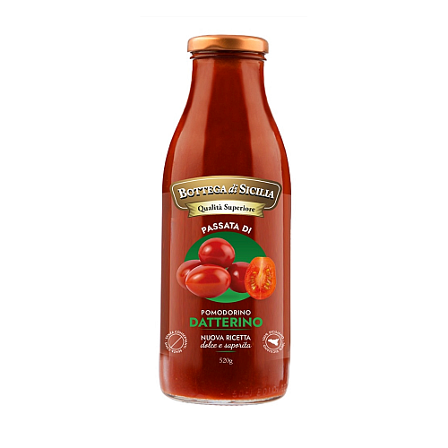 BOTTEGA DI SICILIA PASSATA DATTERINO 500g (12 in a box) available from our italian retail store