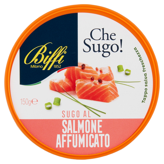 BIFFI SUGO AL SALMONE 150g (6 in a box)available from our italian retail store
