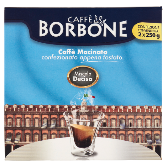 BORBONE MACINATO DECISA 250g X2 (8 in a box)